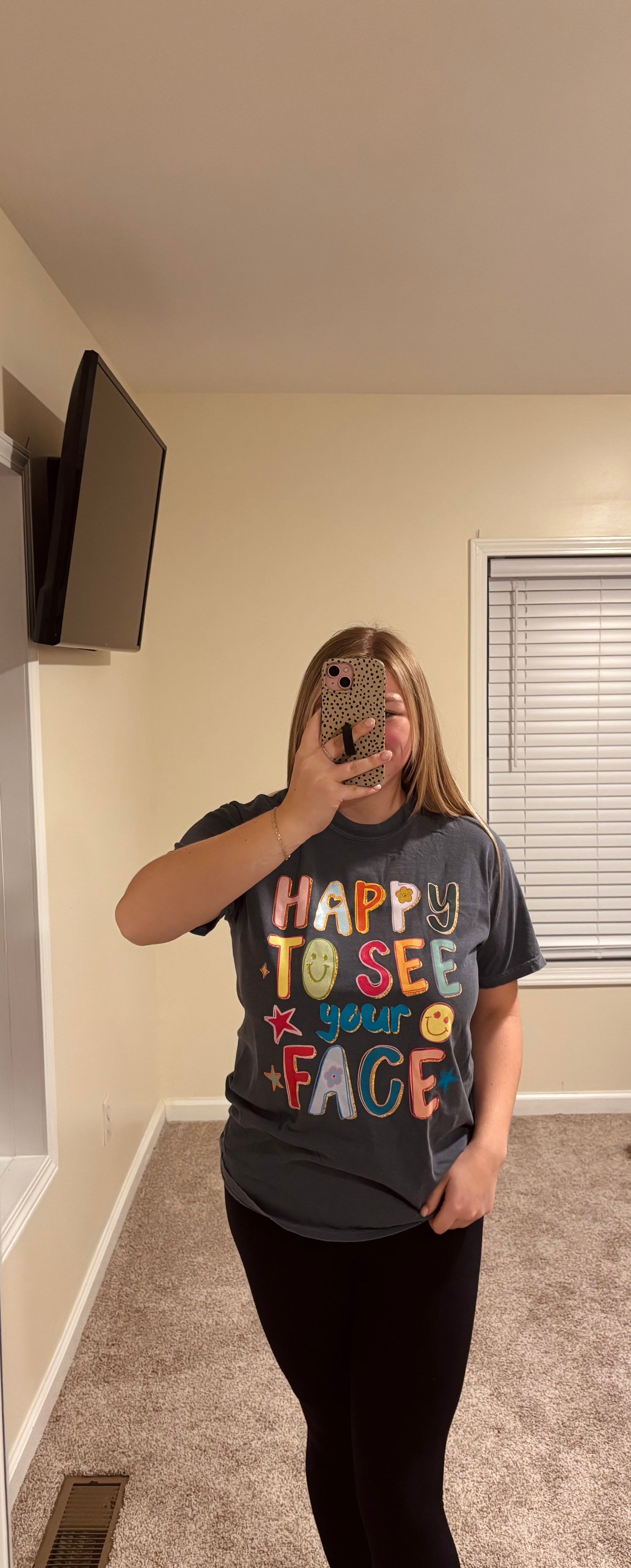 Happy To See Your Face Tee Shirt