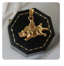 When Pigs Fly Charm