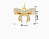 Petite Bow Charm
