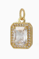 Emerald Diamond Charm