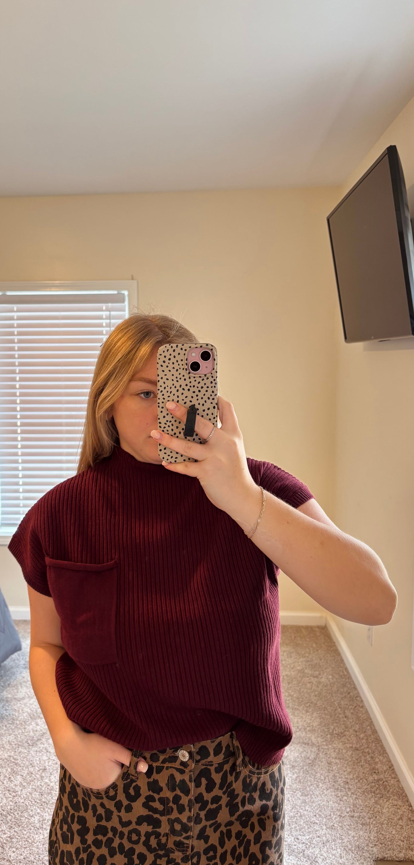 Thankful Mock Neck Sweater