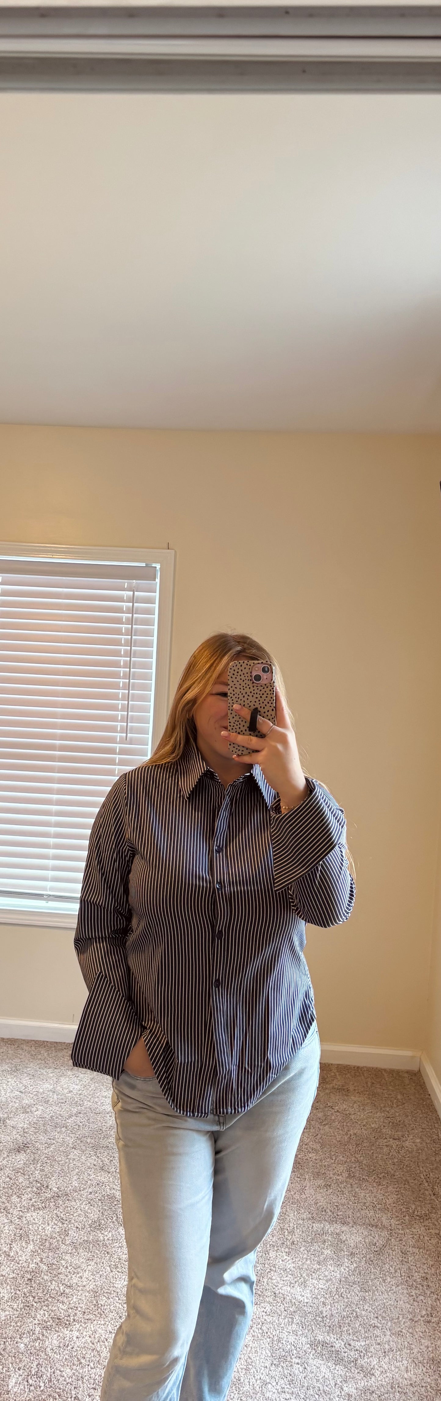 Georgia Bow Button Up