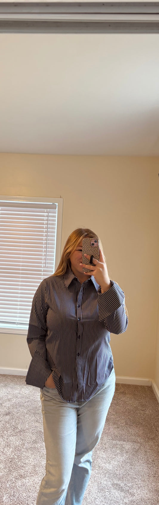 Georgia Bow Button Up