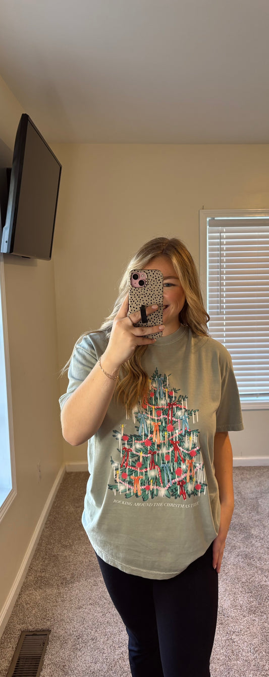 Rockin Around The Christmas Tree Tee Shirt