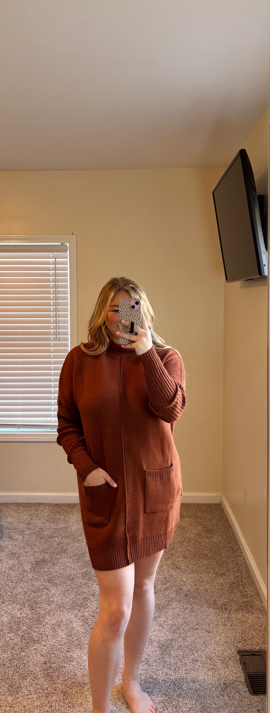 Fall Date Night Sweater Dress