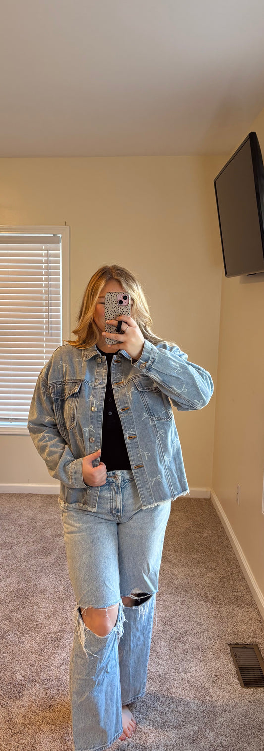 Buttons And Bows Denim Jacket