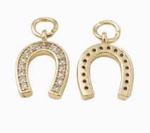 Lucky Charm Horseshoe Charm