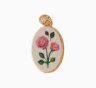 Oval Rose Double Charm